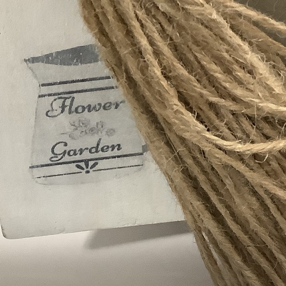 FARMHOUSE Rustic WOODEN BEAD GARLAND Flower Market - Picture 4 of 5